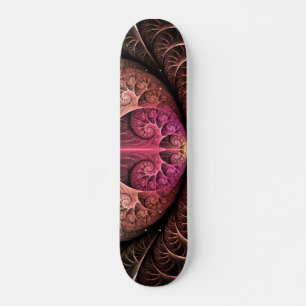 Hartslag, Abstracte Surreal Fantasy Fractal Art Skateboard