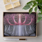 Hartslag, Abstracte Surreal Fantasy Fractal Art Tissuepapier (Geschenk)