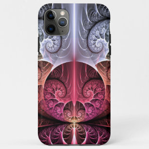 Hartslag, Abstracte Surrealistische Fantasie Fract iPhone 11 Pro Max Hoesje