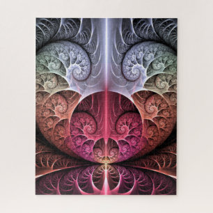Hartslag, Abstracte Surrealistische Fantasie Fract Legpuzzel