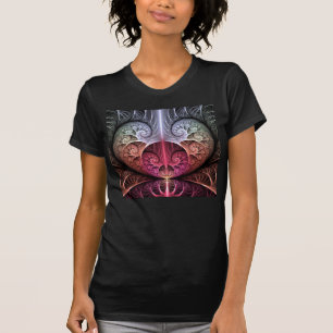 Hartslag, Abstracte Surrealistische Fantasie Fract T-shirt