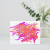 Hartslag bij brand briefkaart (Staand voorkant)