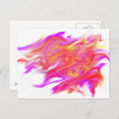 Hartslag bij brand briefkaart (Voorkant / Achterkant)