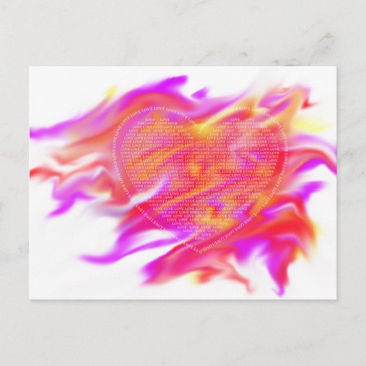 Hartslag bij brand briefkaart (Voorkant)