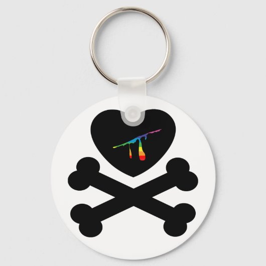 hartslag en botten. sleutelhanger (Voorkant)