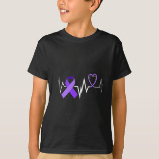 Hartslag Epilepsie Lintepilepsie Aandoening AWAREN T-shirt
