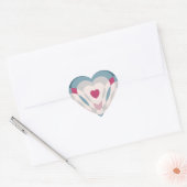 hartslag hart sticker (Envelop)