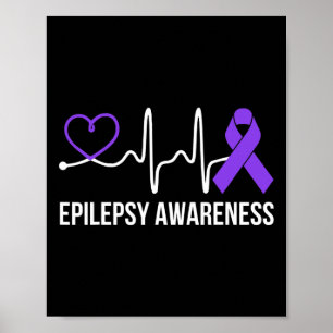 Hartslag Hartepilepsie Bewustzijn Epileptische pul Poster