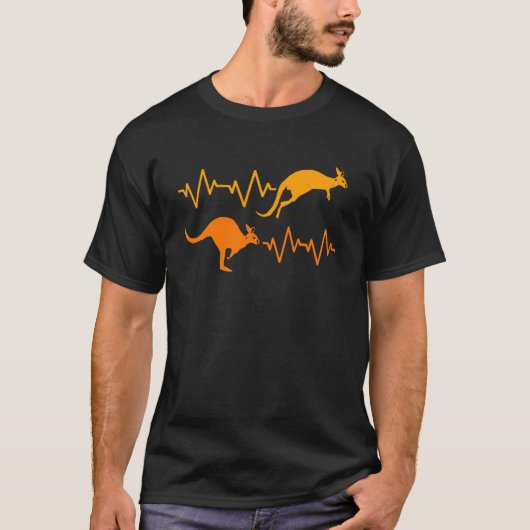 Hartslag Kangoeroe Pullover Hoodie (Voorkant)