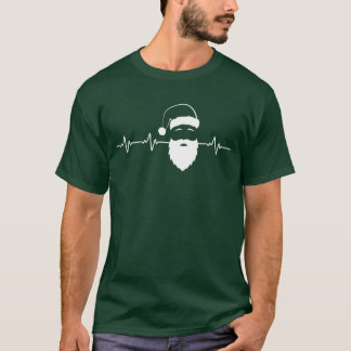 Hartslag Kerst Kerst Decoratie vriend T-shirt