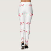 Hartslag krabbels leggings (Achterkant)