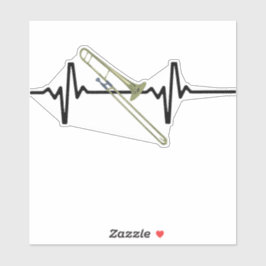 hartslag Trombone Sticker