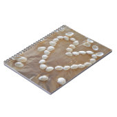 Hartslag van de witte zeeschelp, Summer Beach Ocea Notitieboek (Linkerzijde)