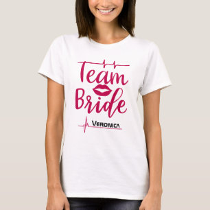 Hartslag van het Feest: Team Bruid T-shirt