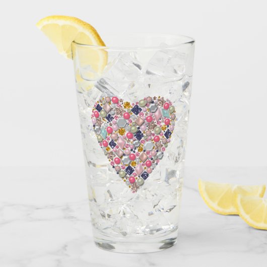 Hartslag van kralen glas (Voorkant ijs)