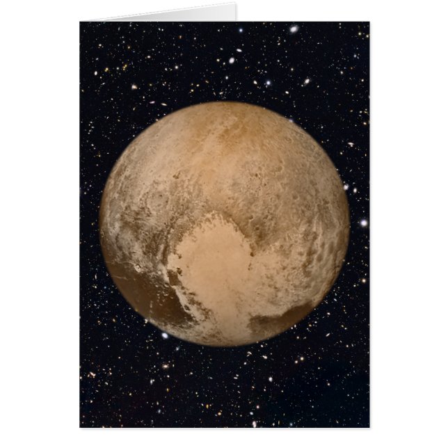 Hartslag van Pluto Starry Sky (Voorkant)