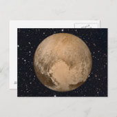 Hartslag van Pluto Starry Sky Briefkaart (Voorkant / Achterkant)