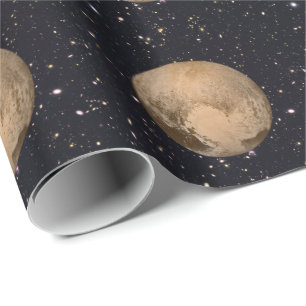 Hartslag van Pluto Starry Sky Cadeaupapier