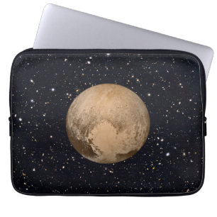 Hartslag van Pluto Starry Sky Laptop Sleeve
