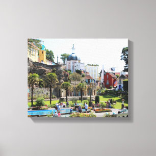 Hartslag van Portmeirion Canvas Afdruk