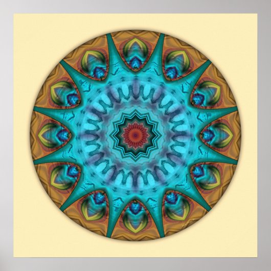 Hartslag van Surrender Mandala 6 Poster (Voorkant)