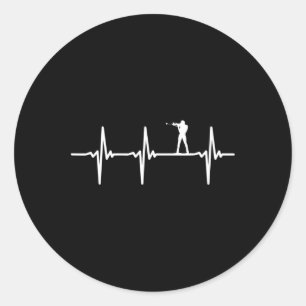 Hartslag voor biatlon hartslag hartslag hartslag ronde sticker