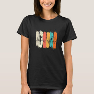 hartslagslagslagslagslagslagman met hengel en doel t-shirt