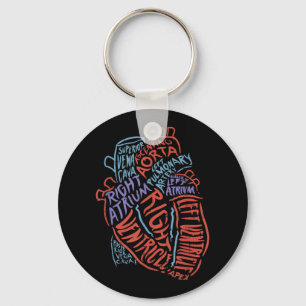 Hartspecialist Anatomie Doctor Medische biologie Sleutelhanger