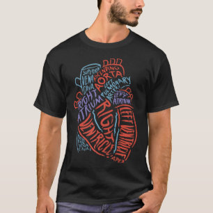 Hartspecialist Anatomie Doctor Medische biologie T-shirt