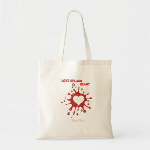 Hartsplash-kunst – Creatieve liefdesuitdrukkingson Tote Bag
