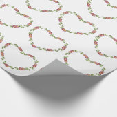 hartspleet van bloemen voor mam cadeaupapier (Hoek)