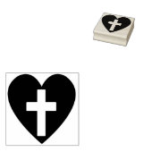 hartstempel van jesus - kunst 	rubberstempel (Gestempeld)