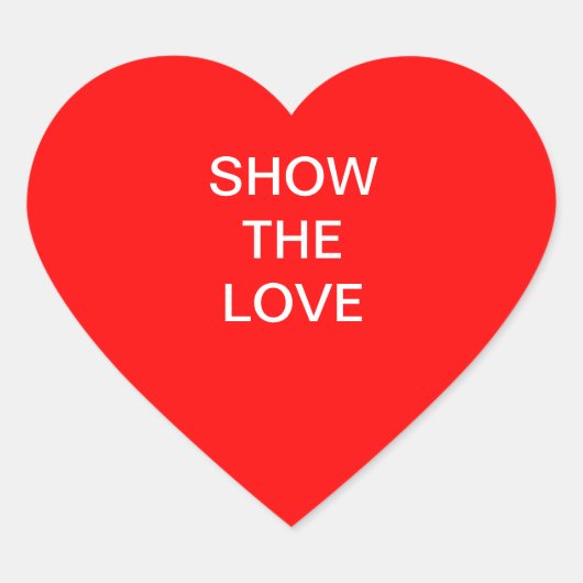 Hartsticker Hart Sticker (Voorkant)