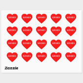 Hartsticker (Kussen) Hart Sticker (Vel)