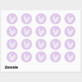 hartsticker ronde sticker (Vel)