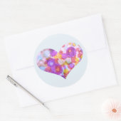 Hartsticker Ronde Sticker (Envelop)