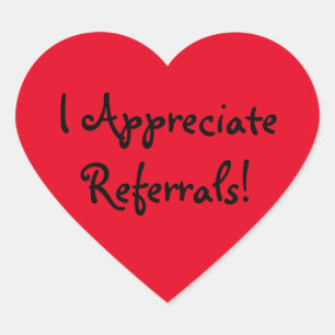 Hartstickers, glanzend hart sticker