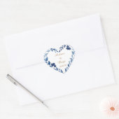 Hartstickers, glanzend hart sticker (Envelop)