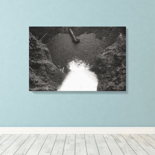 hartstikke canvas afdruk (Insitu (Houten vloer))