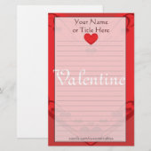 hartstilstand briefpapier (Voorkant / Achterkant)