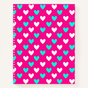 Hartstippen: Pop Love op Roze Notitieboek