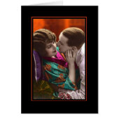 hartstochtelijk stel vintage retro (Voorkant)