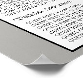  hartstochtelijke weduwenkaart poster (Hoek)