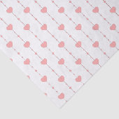Hartstrings in Roze Tissuepapier (Detail)