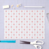 Hartstrings in Roze Tissuepapier (Craft)