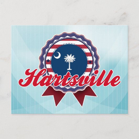 Hartsville, SC Briefkaart (Voorkant)