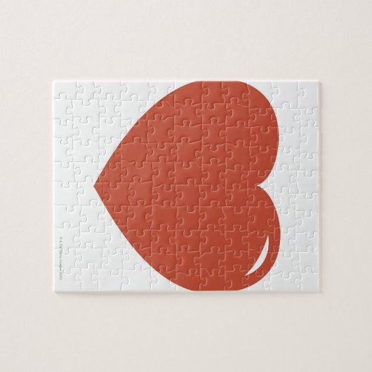 Hartsymbool Legpuzzel (Horizontaal)