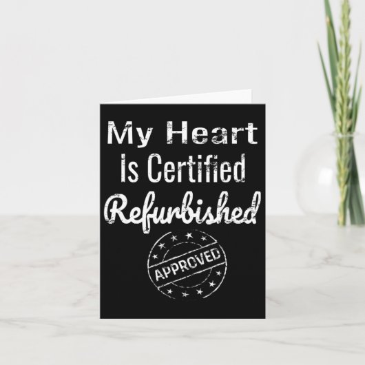 Harttransplantaat hartpatiënt hartchirurgie kaart (Voorkant)