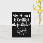 Harttransplantaat hartpatiënt hartchirurgie kaart (Gele Bloem)