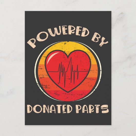 Harttransplantatie Chirurgie Orgaanontvanger Overl Briefkaart (Voorkant)